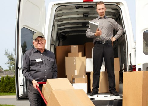 Secure removal truck transport for valuable items in Mayfair