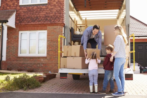 Professional packing services for a Mayfair home move