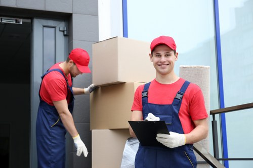 Medium-sized moving truck used for Mayfair home and office relocations