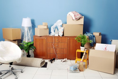 Commercial moving team planning an office relocation in Mayfair