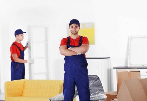 Customer raising a complaint during a moving service review