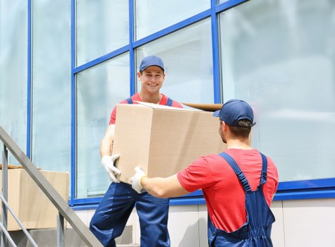 Professional furniture pick-up in Mayfair with bulky items being removed from a luxury property