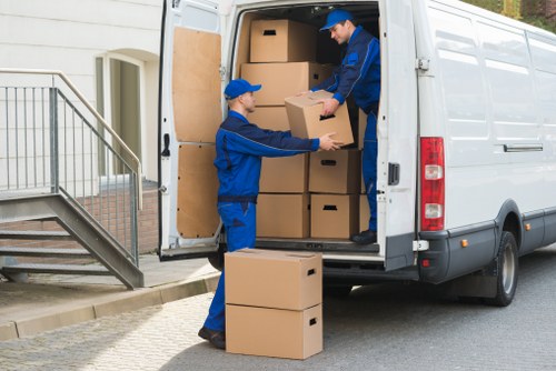 Mayfair movers preparing a luxury relocation with careful packing
