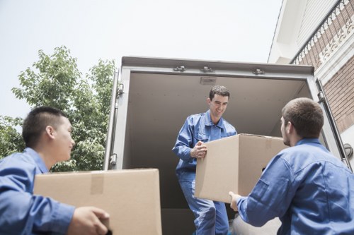 Local moving transport in the Mayfair area