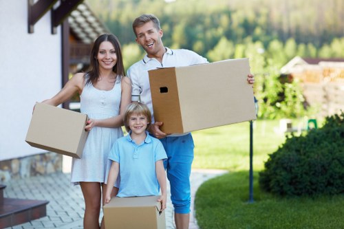 Professional van loading support for a Mayfair move