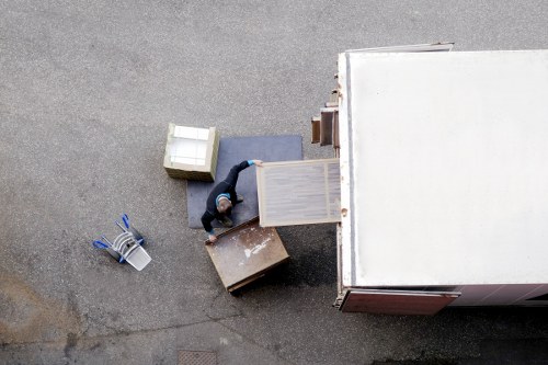 Strong moving cartons and packing supplies prepared for a Mayfair property