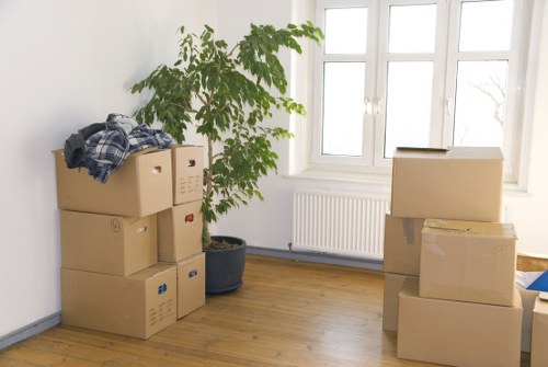 Professional removal truck ready for a Mayfair property move