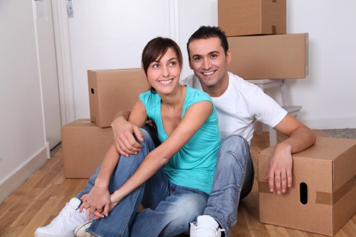 Residential relocation with a moving truck in Mayfair