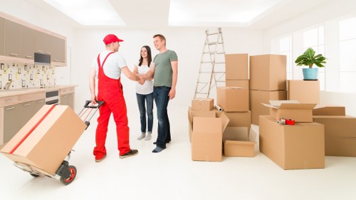 Careful packing and wrapping for a luxury move in Mayfair