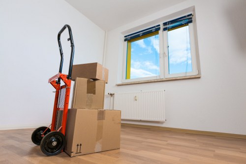 Careful unpacking support for a Mayfair apartment