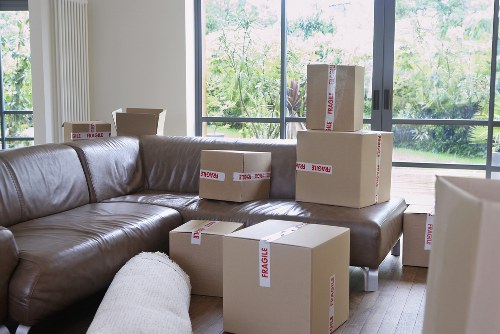 Packing and loading household items for a Mayfair property relocation