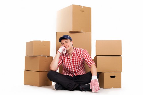 Careful packing and labeling for house removals in Mayfair